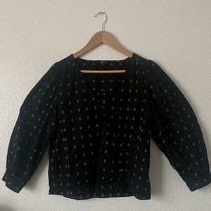 Black Madewell blouse